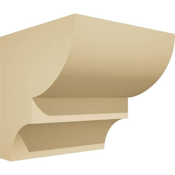 Ekena Millwork Ridgewood 6 in. x 6 in. x 6 in. Polyurethane Corbel