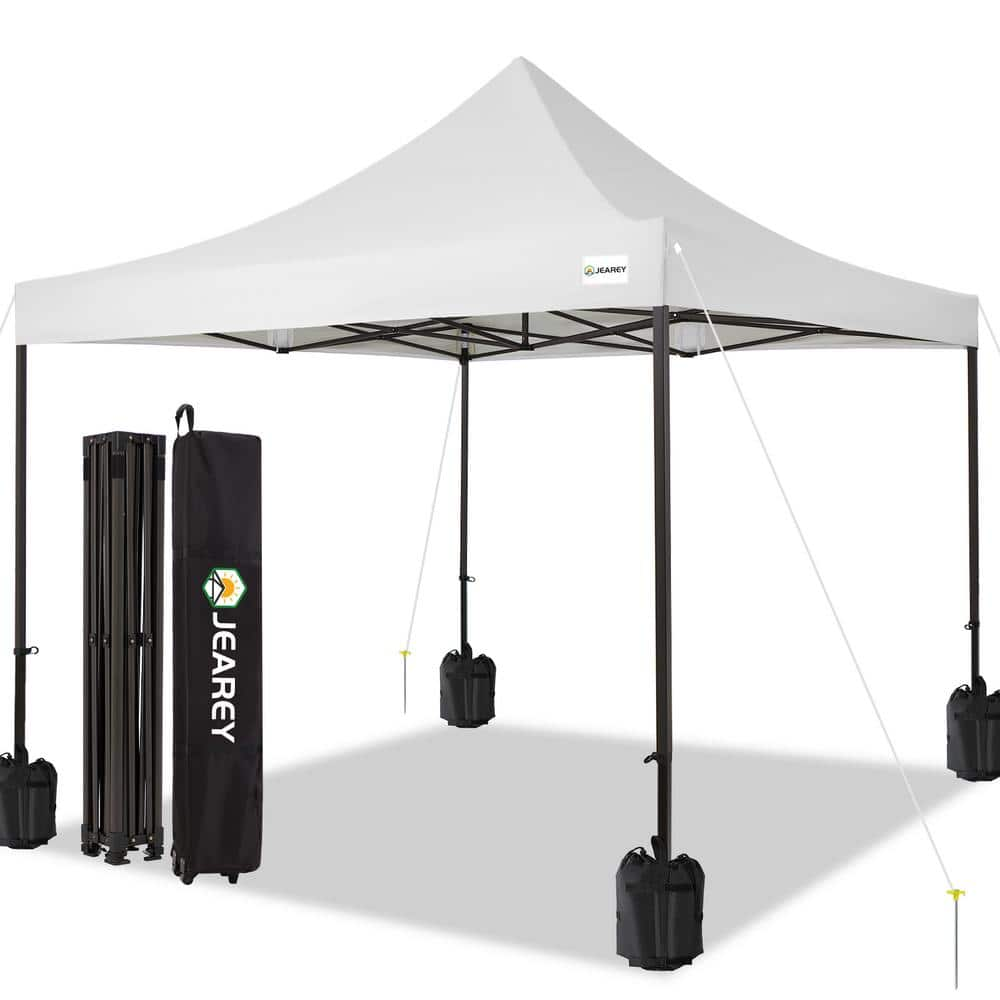 Have a question about JEAREY 10 ft. x 10 ft. Pop Up Canopy Tent Instant ...