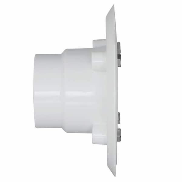 Oatey 4-1/4 in. Round Push-In White Plastic Shower Drain Cover 42003 - The  Home Depot
