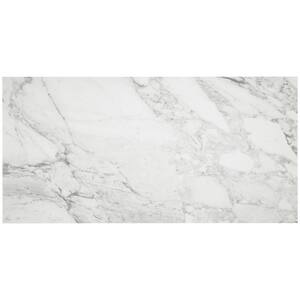 EpicClean Milton Arabescato Marble 12 in. x 24 in. Glazed Porcelain Floor and Wall Tile (374.4 sq. ft./Pallet)
