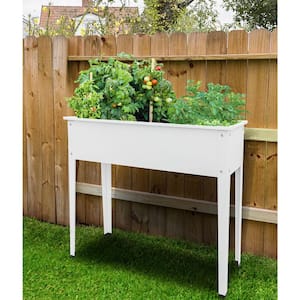 Galvanized Steel Raised Garden Bed Planter Box with Legs