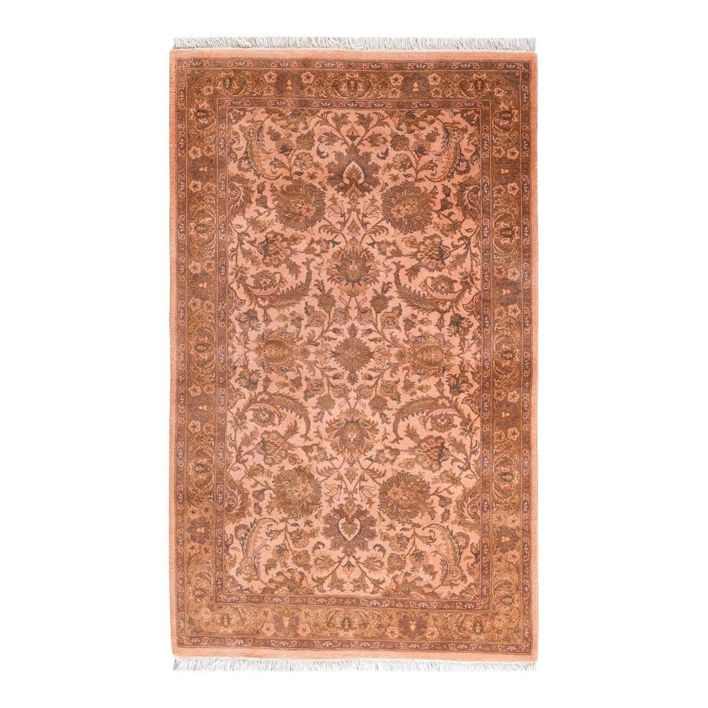 Overdyed Pink 3 ft. 3 in. x 5 ft. 4 in. Wool Indoor Area Rug price history on PriceWatchPro