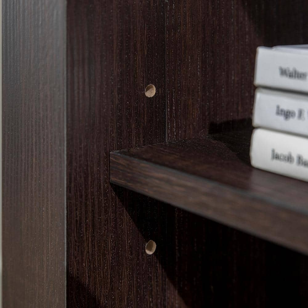 Espresso 70" MDF Wood TV Stand with Cabinet