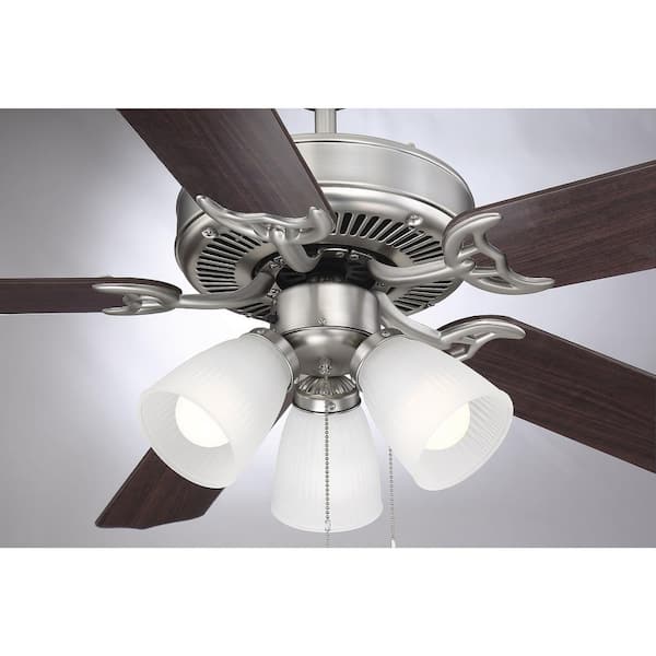 Savoy House First Value 52 in. W x 8.99 in. H 3-Light Satin Nickel