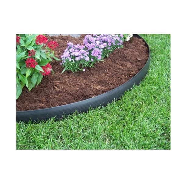 60 ft. x 2.5 in. x 3 in. Tall Black Plastic No-Dig Innovative Edging