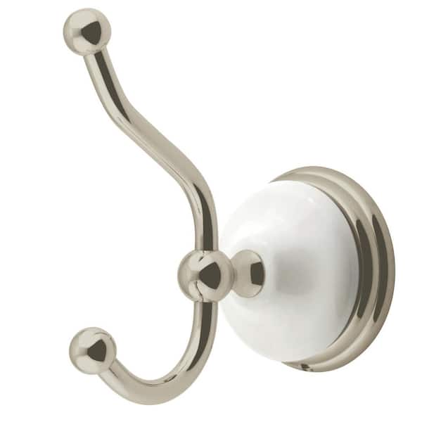 Kingston Brass Victorian J-Hook Single Robe in Brushed Nickel