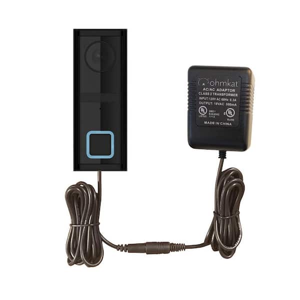 OhmKat Video Doorbell Power Supply - Compatible with Secur360 Wired Video Doorbell