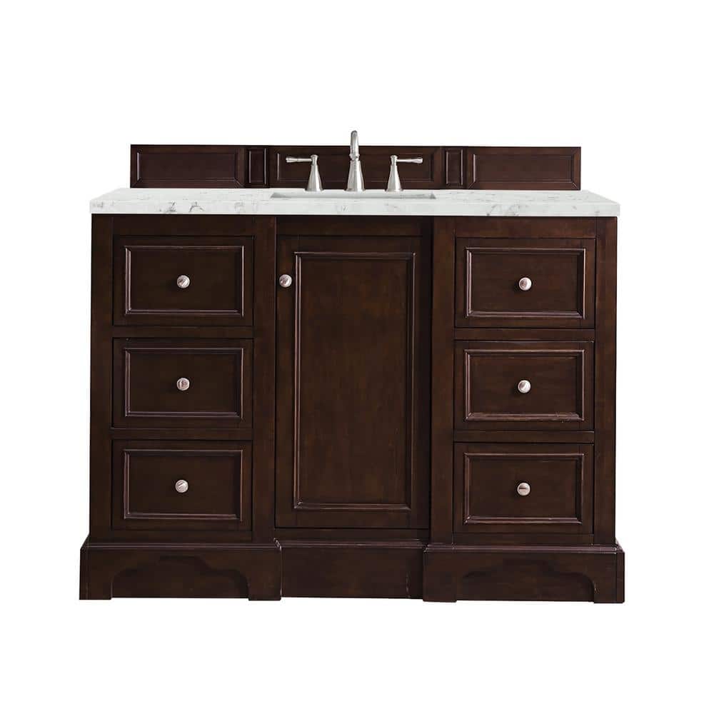 De Soto 49.3 in. W x 23.5 in.D x 36.3 in. H Single Bath Vanity in Burnished