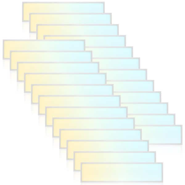 40-Watt 1x4 ft.Integrated LED Backlit Panel Light, 3000K-6500K, 2500-5000LM, Dimmable, DLC Premium, ETL Listed 24-Pack
