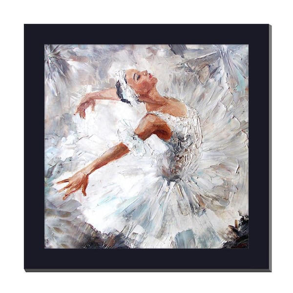 HD Printed Abstract Painting Elegant Dancing Ballerina Oil Ballet Girl Wall  Art 1 Piece Large Canvas
