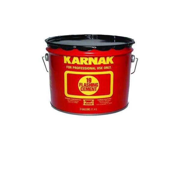 Karnak 3Gal. 19 Flashing Roof Cement 193 The Home Depot