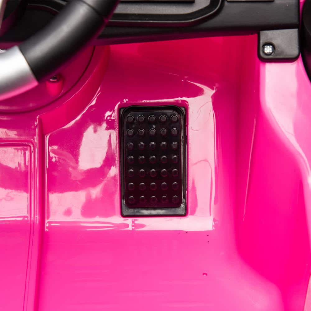 Pink 12V Dodge Kids Ride-On Police Car with Remote Control
