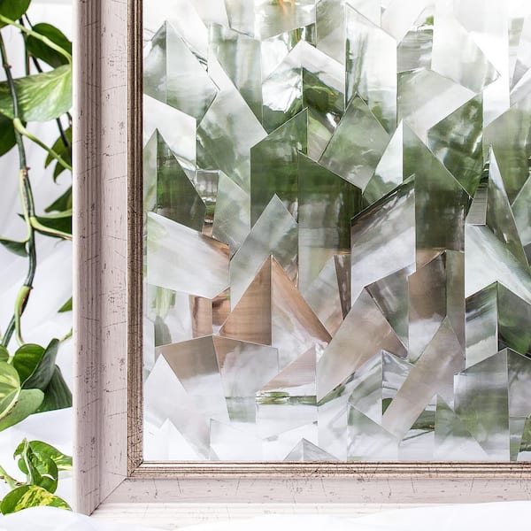 35.4 in. x 78.7 in. Decorative and Privacy 3D Window Film