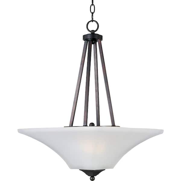 Aurora 2-Light Oil-Rubbed Bronze Invert Bowl Pendant