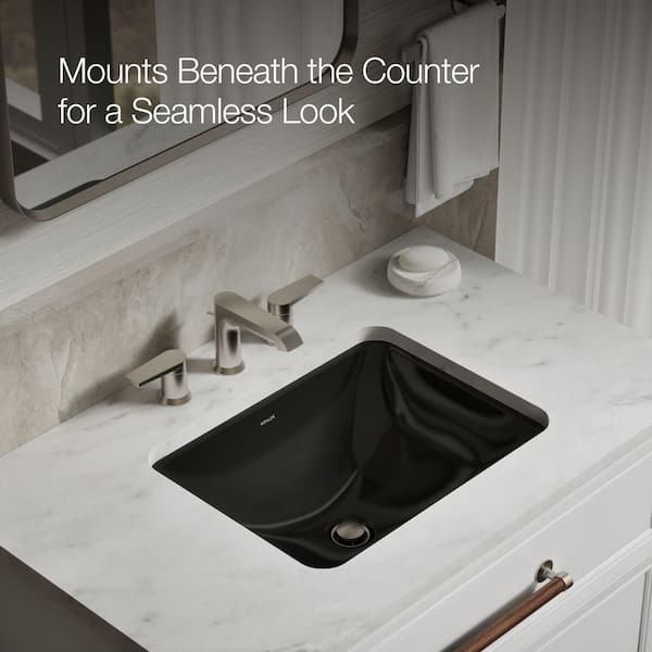 KOHLER Caxton 20.4 in. x 15.75 in. Undermount Bathroom Sink in