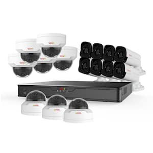 Ultra HD 16-Channel 4TB Surveillance NVR System with (16) 4 Megapixel Cameras and Night Vision