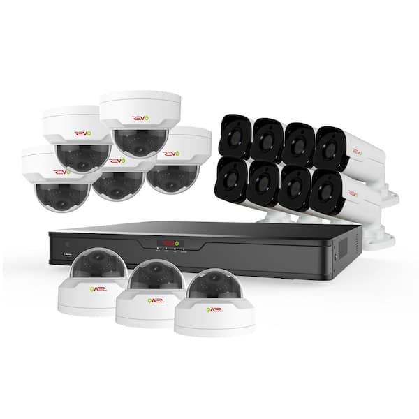 Revo Ultra HD 16-Channel 4TB Surveillance NVR System with (16) 4 Megapixel Cameras and Night Vision