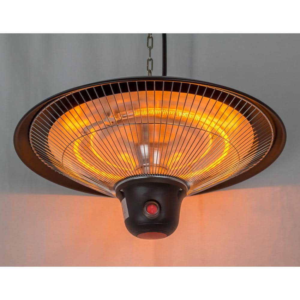 Black Electric Gazebo Heater with Remote Control