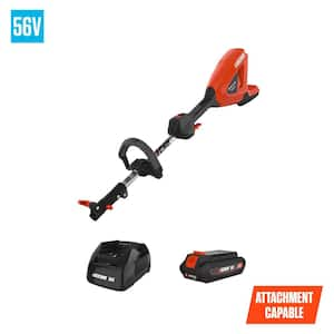 eFORCE 56V Brushless Cordless Battery Attachment Capable PAS Power Head with 2.5Ah Battery and Charger