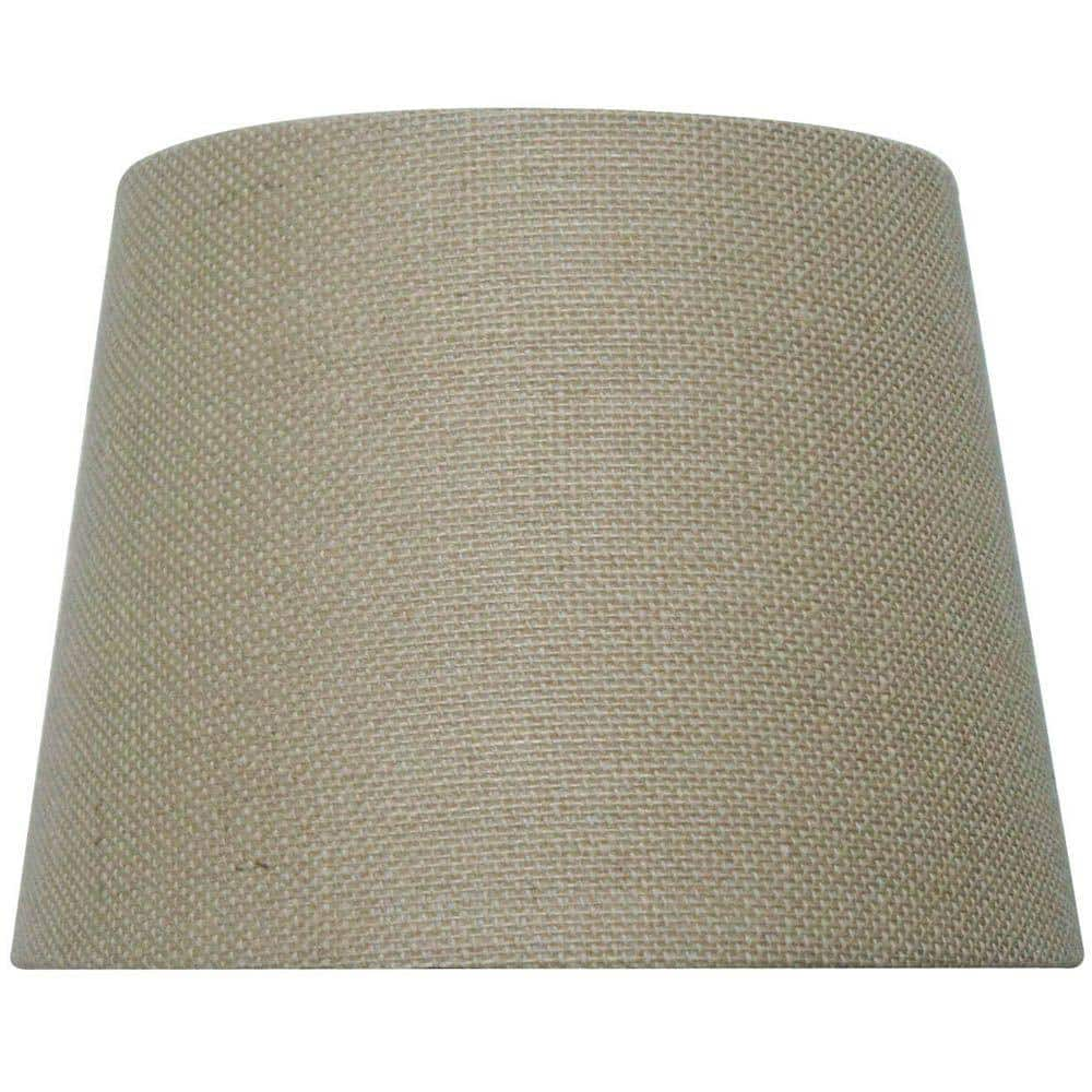 Mix Match Burlap Accent Shade 16142 The Home Depot   Burlap Lamp Shades 16142 64 1000 