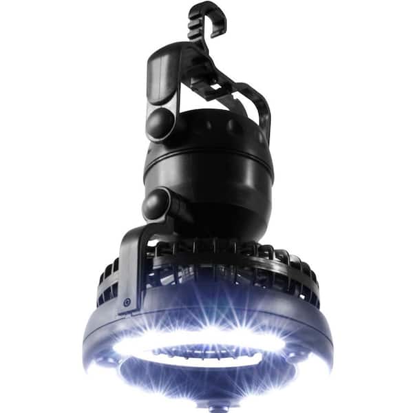 Whetstone 6.25 in. LED Indoor/Outdoor Black Ceiling Fan