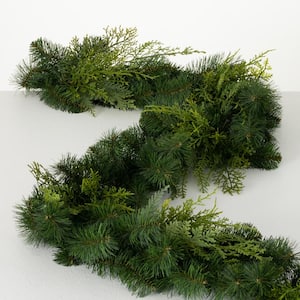 6 ft. Lush Green Douglas Fir Garland, Green Christmas Garland