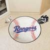 FANMATS 21936 Team Color Crumb Rubber Texas Rangers Door Mat, 1 Pack