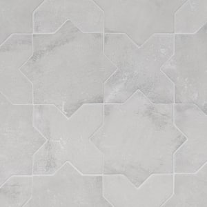 Tripoli Star-Crossed Dove Gray 6.1 in. x 11.9 in. Terracotta Look Porcelain Floor and Wall Tile (8.26 sq. ft./Case)