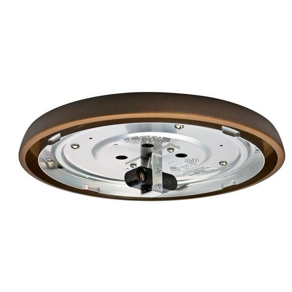 Casablanca 2.25 in. Maiden Bronze Incandescent Low Profile Fitter-Wet Ceiling Fan Light Kit