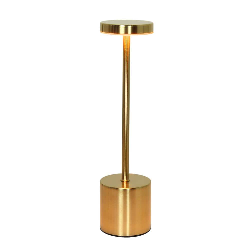Gold Mushroom Magic Disc Dimming Cordless Touch Sensor Stick Lamp