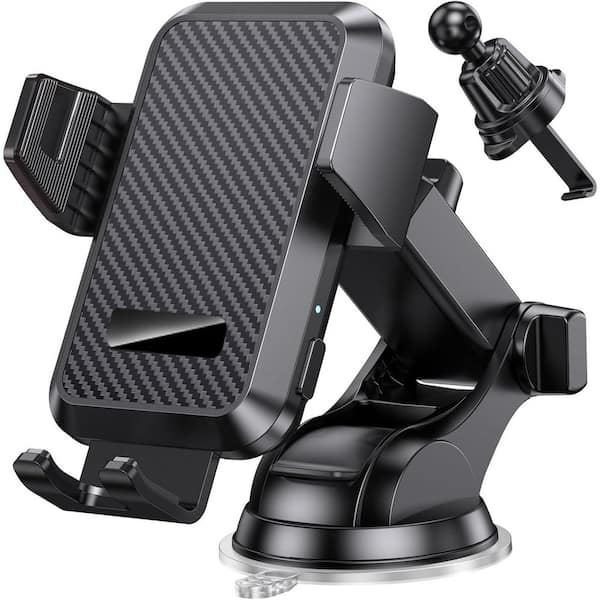 OBJLGEV 15W Wireless Car Charger Phone Holder Mount Auto Clamping for iPhone 16 15 14 Pro Max Samsung Galaxy S24 Ultra S23 S22