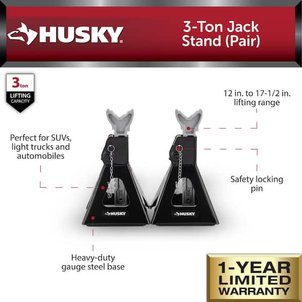 3-Ton Car Jack Stands