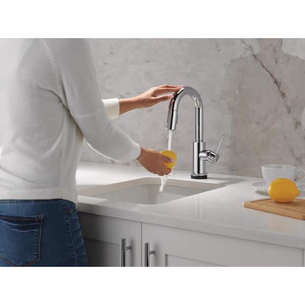 Trinsic Touch2O with Touchless Technology Single Handle Bar Faucet in Chrome