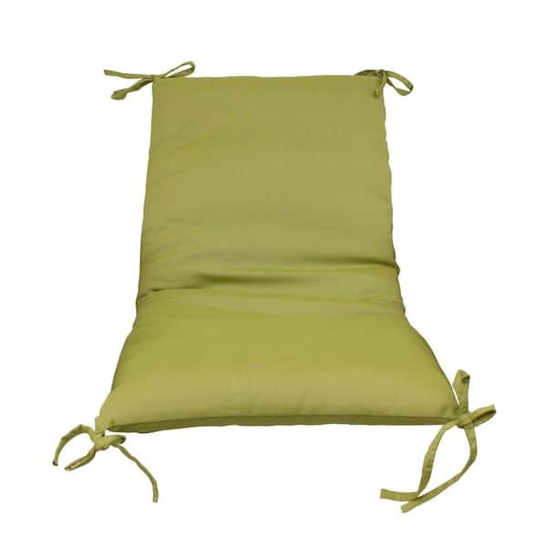 Paradise Cushions Green Solid Outdoor Sling Chair Cushion (2-Pack)