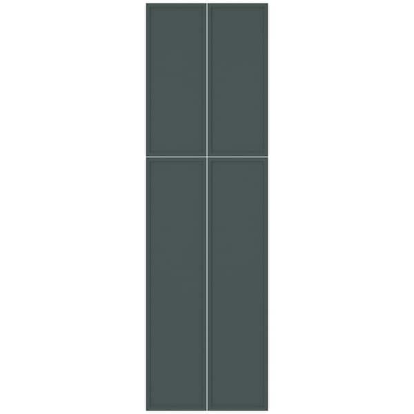 Franklin 23.8 in. W x 0.75 in. D x 84 in. H Pantry Kitchen Cabinet Matching End Panel in Verdant Green