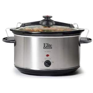 Platinum 8.5 Qt. Stainless Steel Slow Cooker with Locking Lid