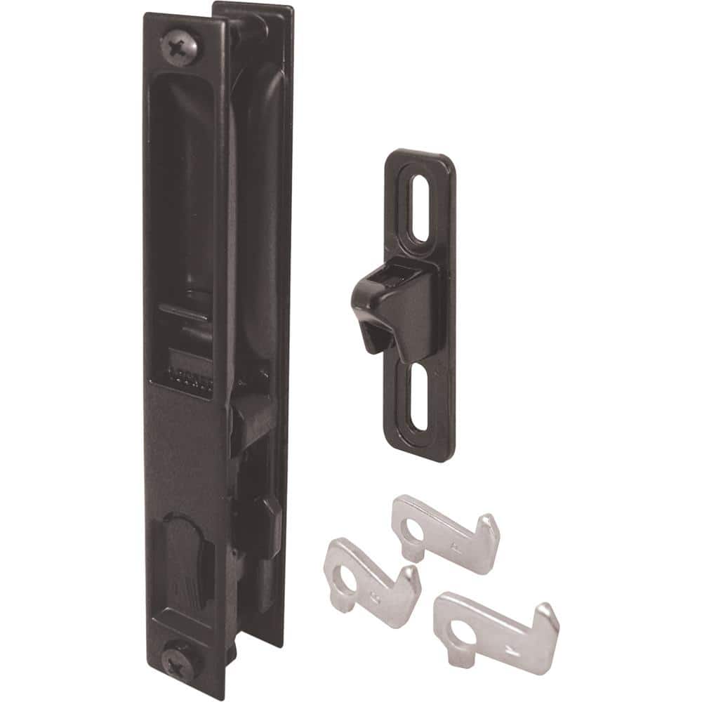 α13sp 110 140 バリ溝セット Prime-Line Sliding Door Flush Window Handle Set Black Diecast (1