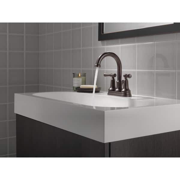 Chamberlain 4 in. Centerset 2-Handle Bathroom Faucet in Venetian Bronze