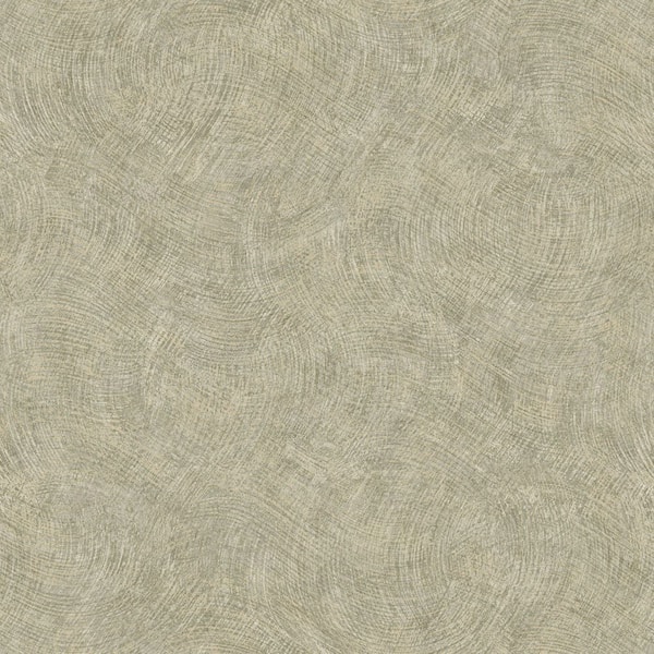 Sage Wave Motion Textured Wallpaper Print Non-Woven Non-Pasted Textured Wallpaper 57 sq. ft.
