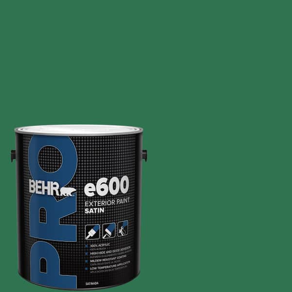 BEHR PRO 1 gal. #P420-7 Crown Jewel Satin Exterior Paint