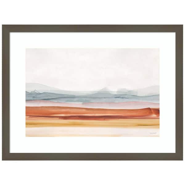 Amanti Art "Sierra Hills 01" by Lisa Audit 1-Piece Wood Framed Giclee Country Art Print 16-in. x 21-in.