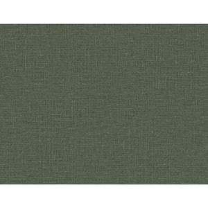 60.75 sq. ft. Olive Nomi Embossed Vinyl Unpasted Wallpaper Roll