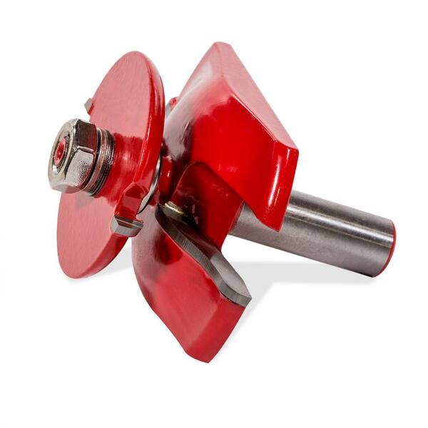 REDS 10-Piece Decorative Molding Router Bit Set – 1/2" Shank Carbide Tipped