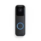 Battery or Wired - Smart Wi-Fi HD Video Doorbell Camera in Black