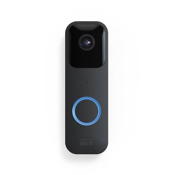 Blink Battery or Wired - Smart Wi-Fi HD Video Doorbell Camera in Black