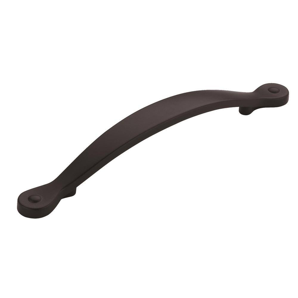 Inspirations 5-1/16 in. (128mm) Classic Matte Black Arch Cabinet Pull