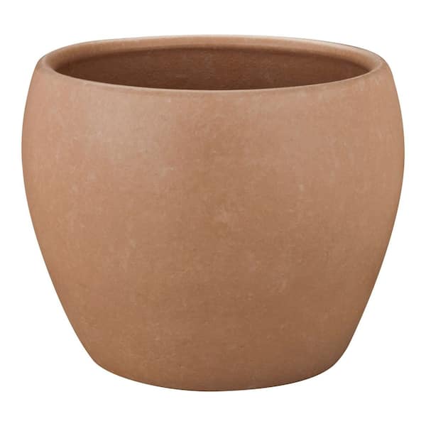 Vigoro 15.5 in. Phoebe Clay Planter (15.5 in. W x 12 in. H)