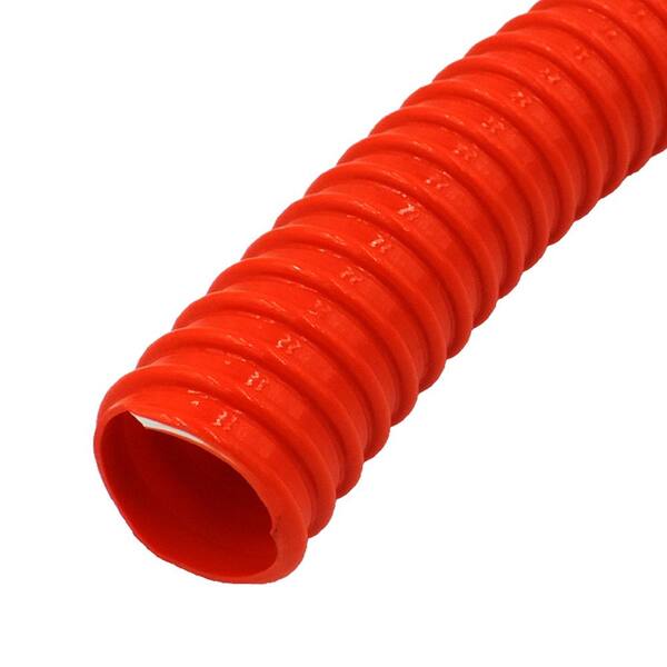 32mm Orange Heat Resistant Hand Bendable PVC Corrugated Electric