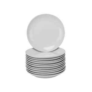 7.5 in. White Catering Pack Coupe Salad/Dessert Plates (Set of 12)
