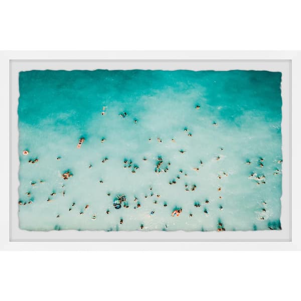 Unbranded "Take a Splash" by Marmont Hill Framed Nature Art Print 16 in. x 24 in.